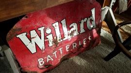 Goshen sign that survived the tornado. Found in a field several miles from the company