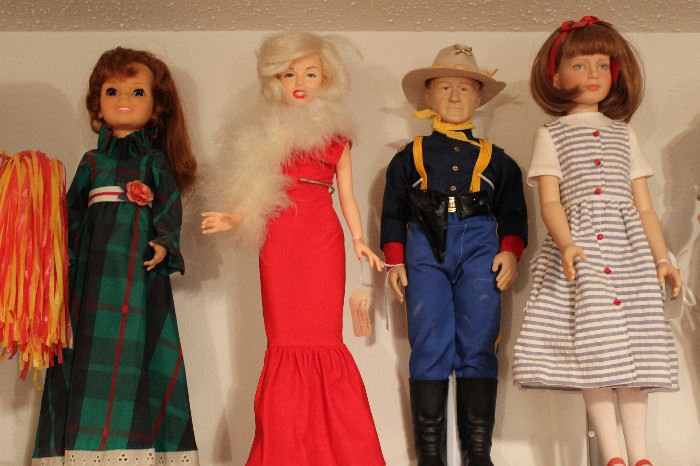 Crissy Ideal Doll, Effanbee Marilyn Monroe & John Wayne, Robert Tonner, Kaylie 160/500