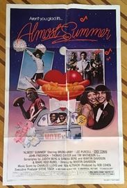 "Almost Summer" Framed Poster.  Film Directed by Martin Davidson