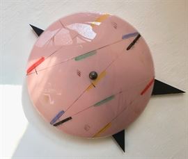 Fabulous Art Deco Glass Wall Light Fixtures (2 available...1 is in perfect condition)