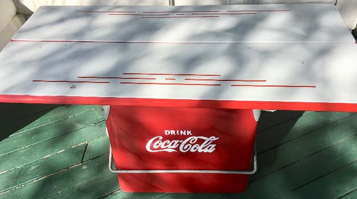 Table from Vintage Coca Cola Chest