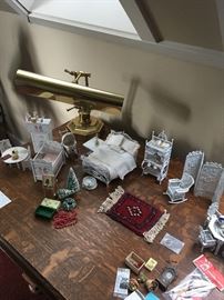 closer view of doll furniture and accessories