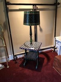 wonderful table with built in lamp