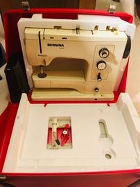 Bernina Sewing Machine Red