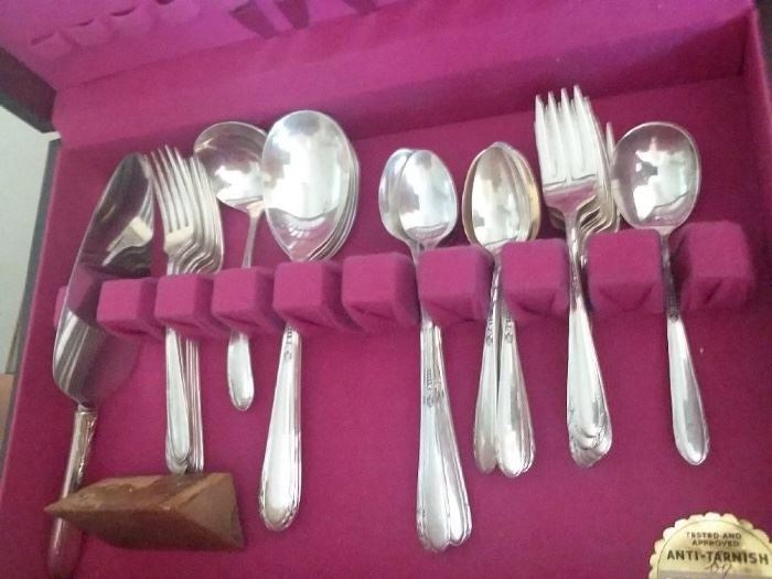 Oneida “Heiress” sterling flatware 