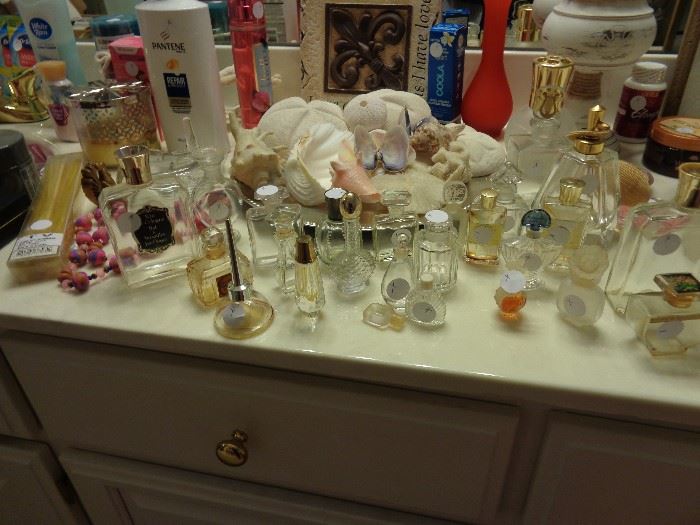 perfume bottle collection