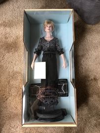 Franklin Mint Princess Diana porcelain dolls. New in Box.