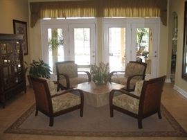 Jamaica Chairs & Italian Marble Table