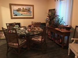 Tons of Artwork, Nic Naks & Silk Flower Arrangements