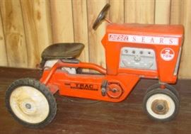 Vintage Sears Metal Pedal Tractor
