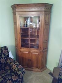 Pennsylvania House corner china closet