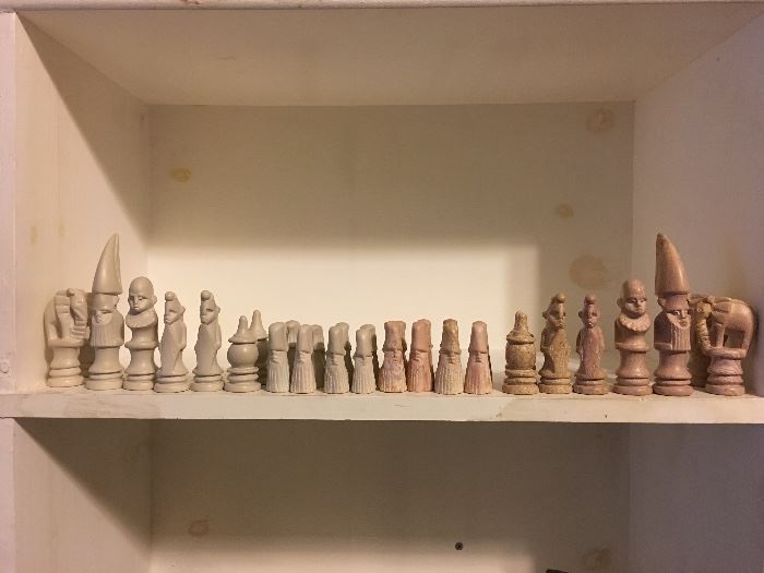 African chess pieces