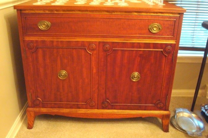 Vintage mahogany server.