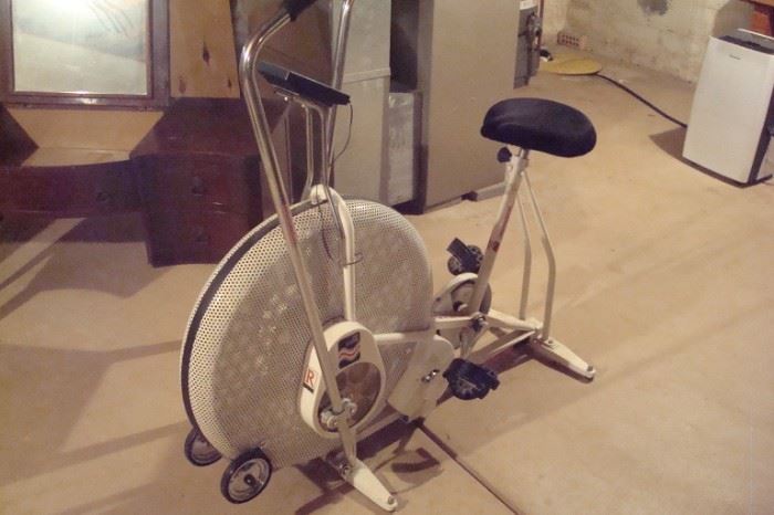 exercise bike.