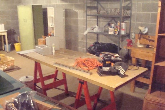 Misc. items in basement.