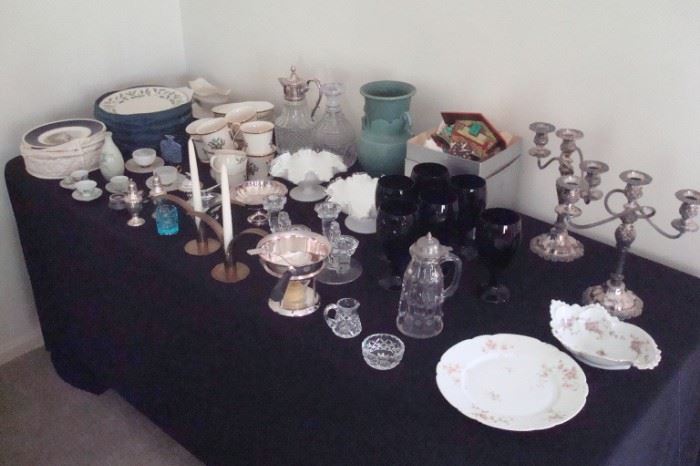 Table of collectibles.
