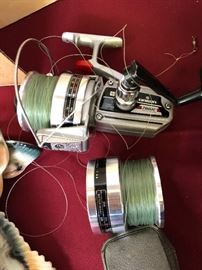 Fishing reels and poll