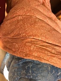 Vintage reversible Duvet cover