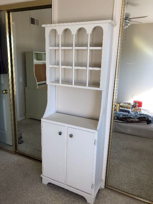 Vintage white small cabinet