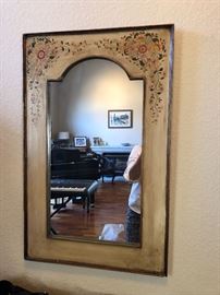 hand painted mirror