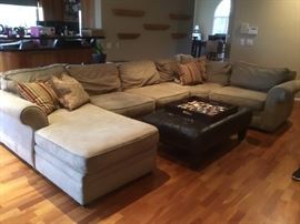 Sectional Sofa - Center coffee table not included