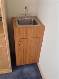 Bar sink and cabinet