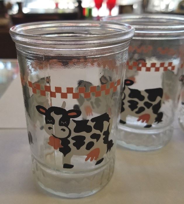 Four Cow Juice Cups