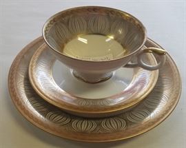 Eifenbein 3-Pc. Porcelain Dessert Set / Bavaria, Germany