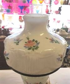 Vintage Fenton Table Lamp