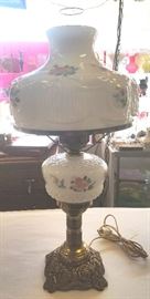 Vintage Fenton Table Lamp
