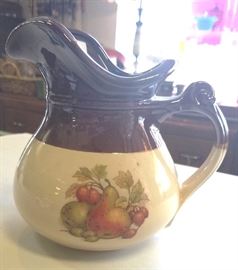 McCoy Brown & Cream Color Pitcher # 1