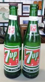Vintage 7up Bottles