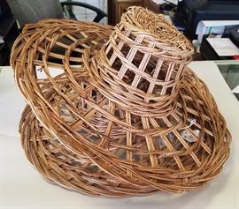 Two Straw Hats / For Decorating