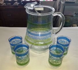 Vintage 1960's Drink Set