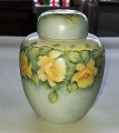 Small Hand Painted Ginger Jar