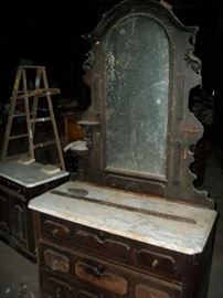 marble top dresser 85.00