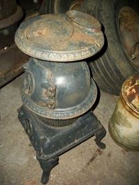 small pot belly stove  100.00