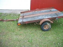 tilt snowmobile trailer 150.00