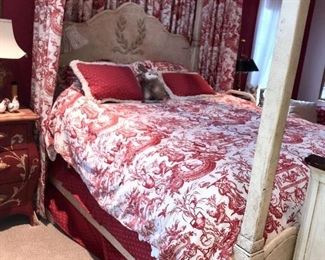 Shabby Chic Four Poster Bed