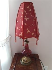 Decorative Red Ruby Lamp