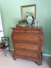 Dresser, Decor, Mirror, Plant Stand Chair