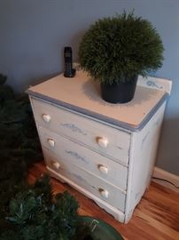 Hand Painted Dresser, Plants