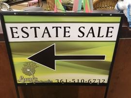 Lucys' Estate Sales follow the signs