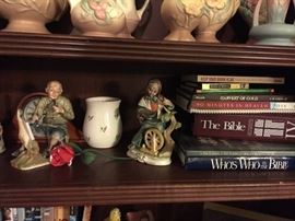 Assorted Collection of Hull Pottery, California Pottery, Books, Nic Naks Bric a Brac