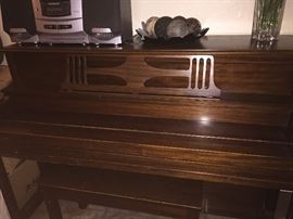 Starr Spinet Piano, Boom Box Radio, CD Player