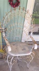 Wrought Iron Garden Chair