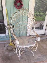 Wrought Iron Garden Chair