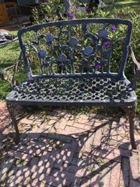 Wrought Iron Bench