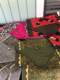 Hand Made Christmas Runners, Placemats, Pot Holders