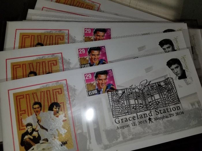 Ekvis Graceland First day of issue stamps